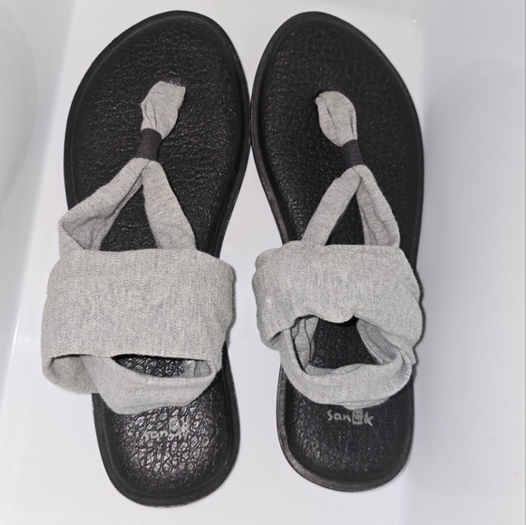 Sanük: Yoga Sling 2 Sandals, Gray, Size:10, EXCELLENT Condition, Cushioned Sole - Picture 14 of 15